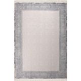 Nexus Halı Baft 52314C Gri Yumuşak Dokulu Sık Dokuma Üst Kalite Vintage İpek Bambu Halı 100 x 300 GRİ