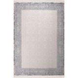 Nexus Halı Baft 52314C Gri Yumuşak Dokulu Sık Dokuma Üst Kalite Vintage İpek Bambu Halı 160 x 230 GRİ
