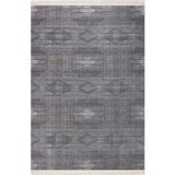 Nexus Halı Baft 52320A Gri Yumuşak Dokulu Sık Dokuma Üst Kalite Vintage İpek Bambu Halı 300 x 400 GRİ
