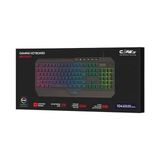 Nexus K1 Rgb Full Membran 104 Tuşlu Ekstra Multimedya/rollover Ses Kontrol Mekanizmalı & Reflex Örgü Kablolu Gaming Klavye (11 Farklı Rgb Efektli) - Option-1 - 001-Renkli