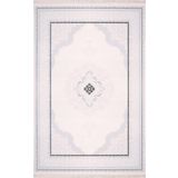 Nexus Luxury Carpet Halı Albina 5435 Gri Çerçeve Desenli Klasik Halı GRİ 200 x 290