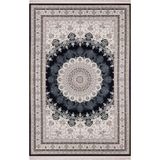 Nexus Luxury Carpet Halı Majestic 38813 Lacivert Klasik Figürlü Retro Halı LACİVERT 150 x 230