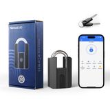 NexusLab Akıllı Parmak İzi Kapı Kilidi, Şarj Edilebilir 1 Yıllık Pil (500mAh), 4 Kilit Açma Yöntemi (Parmak İzi/Uygulama/Anahtar/Mesh), IP67 Su Geçirmez, 50 Kullanıcı Kapasitesi, Evler/Kapılar/Depolar