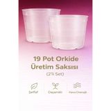 NEXVORİA 19 Pot Orkide Üretim Saksısı -2 adet