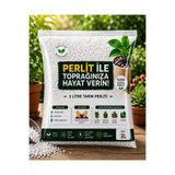 Nexvoria 3 Litre Tarım Perliti – Toprak Havalandırıcı Perlit | Saksı, Kaktüs, Sukulent ve Orkide Için Doğal Perlit