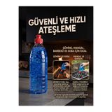 NEXVORİA Şömine ve Mangal Jel Tutuşturucu | Dumansız Güvenli Ateş Yakıcı Jel | Soba, Barbekü ve Kamp İçin 350 ML