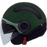 Nexx Sx.10 Güneş Vizörlü Açık Kask (Mat Yeşil) - XL