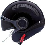 Nexx Sx.10 Güneş Vizörlü Açık Kask (Parlak Siyah) - XL