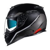 Nexx SX.100 Skyway Full Face Siyah Motosiklet Kaskı