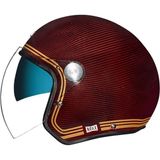 Nexx X.G20 Lignage Karbon Açık Motosiklet Kaskı - XL - Bordo