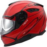 Nexx Y.100 B-Sıde Mat Siyah-Kırmızı Kask - Siyah - Kırmızı