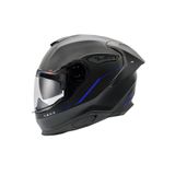 Nexx Y.100R React Mat Siyah-Mavi Kask - XL