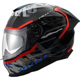 Nexx Y.100R Urbangram Mat Siyah-Kırmızı Kask - XL