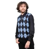 Neyir Erkek Polo Yaka Desenli Yün Kazak 1340106 Lacivert M