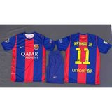 Neymar Barcelona Forması Çoçuk - Mavi - Bordo - 9 - 10 Yaş