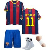 Neymar Jr Barcelona.1 Çocuk Futbol Alt-Üst Takım T-Shrt +Şort+Çorap+Bileklik - 6 - 7 Yaş - Çok Renkli