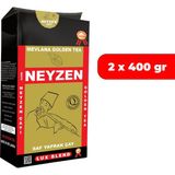 Neyzen Mevlana Çayı Neyzen Çay 2 x 400 G - Mevlana Tea Group %100 Ceylon Garantili Saf Yaprak Çay Sri Lanka Efsanesi - 800 gr