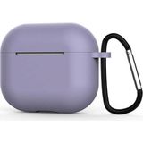 Nezih Case Apple Airpods 3. Nesil Uyumlu Protective Anti-Knock Silikon Kılıf - Açık Gri