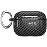 Nezih Case Apple Airpods Pro 2. Nesil Carbon Design Protective Silicon Kılıf - Siyah