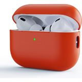 Nezih Case Apple Airpods Pro 2. Nesil Uyumlu Protective Anti-Knock Tek Parça Silikon Kılıf - Kırmızı