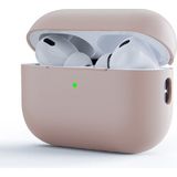 Nezih Case Apple Airpods Pro 2. Nesil Uyumlu Protective Anti-Knock Tek Parça Silikon Kılıf - Pembe