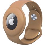 Nezih Case Apple Airtag Uyumlu Kordon Silikon Koruyucu Gold
