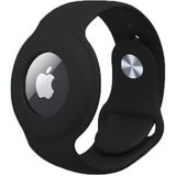 Nezih Case Apple Airtag Uyumlu Kordon Silikon Koruyucu Siyah