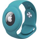 Nezih Case Apple Airtag Uyumlu Kordon Silikon Koruyucu Turkuaz