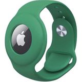 Nezih Case Apple Airtag Uyumlu Kordon Silikon Koruyucu Yeşil