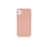 Nezih Case Apple iPhone 11 Uyumlu Kadife Cüzdan Kılıf, Pembe