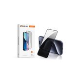 Nezih Case Apple iPhone 15 Pro Max ile Uyumlu 5D Privacy Cam Ekran Koruyucu, Temperli Cam