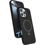 Nezih Case Apple iPhone 16 Pro Max Uyumlu Içi Kadife Stand Olabilen Halka Yüzüklü Kılıf - Siyah