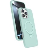 Nezih Case Apple iPhone 16 Pro Uyumlu Içi Kadife Stand Olabilen Halka Yüzüklü Kılıf - Çok Renkli