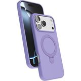 Nezih Case Apple iPhone 17 Pro Uyumlu Içi Kadife Stand Olabilen Halka Yüzüklü Kılıf - Çok Renkli