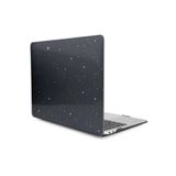 Nezih Case Apple Macbook Pro 2023 14 Inç M2 Pro/max A2779 Uyumlu Simli Siyah Kristal Tam Korumalı Kılıf