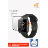 Nezih Case Apple Watch Seri 1/2/3 42mm ile Uyumlu Nano Ekran Koruyucu, Şeffaf