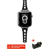 Nezih Case Apple Watch Seri 2/3/4/5/6/7/8/9/se 38MM 40MM 41MM ve Seri 10/11 42MM Uyumlu Ince Metal Kordon - Black - 2- Apple Watch Seri 2/3/4/5/6/7/8/9/se 38mm 40mm 41mm ve Seri 10/11 42mm