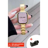 Nezih Case Apple Watch Seri 2/3/4/5/6/7/8/9/se 38MM 40MM 41MM ve Seri 10/11 42MM Uyumlu Ince Metal Kordon - Gold - 3- Apple Watch Seri 2/3/4/5/6/7/8/9/se 38mm 40mm 41mm ve Seri 10/11 42mm