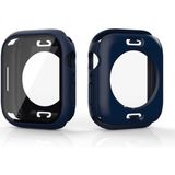 Nezih Case Apple Watch Seri 7/8/9 45MM 360 Full Protective Anti-Knock Kasa ve Ekran Koruyucu - Lacivert