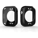 Nezih Case Apple Watch Seri 7/8/9 45MM 360 Full Protective Anti-Knock Kasa ve Ekran Koruyucu - Siyah
