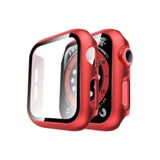 Nezih Case Apple Watch Seri 7/8/9 45mm ile Uyumlu Tam Koruma Kasa ve Ekran Koruyucu, Kırmızı