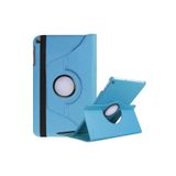 Nezih Case Galaxy Tab A7 T500 Mavi 360 Derece Dönebilen Suni Deri Kapaklı Standlı Tablet Kılıfı