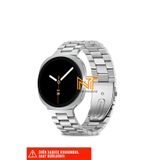 Nezih Case Galaxy Watch 8 40mm / 44mm / 46mm Classic Uyumlu Paslanmaz Çelik Baklalı Metal Kordon