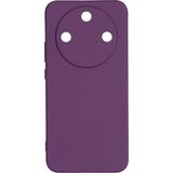 Nezih Case Honor Magic 8 Lite 5g Uyumlu Mat Renkli (Soft Design) Esnek Yumuşak Silikon Kılıf - Mor