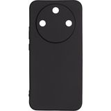 Nezih Case Honor Magic 8 Lite 5g Uyumlu Mat Renkli (Soft Design) Esnek Yumuşak Silikon Kılıf - Siyah