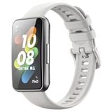 Nezih Case Huawei Band 7 Uyumlu Renkli Şık Tasarım Jel Silikon Kordon - Beyaz