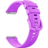 Nezih Case Huawei Band 7 Uyumlu Renkli Şık Tasarım Jel Silikon Kordon - Lila