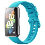 Nezih Case Huawei Band 7 Uyumlu Renkli Şık Tasarım Jel Silikon Kordon - Mavi