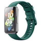Nezih Case Huawei Band 7 Uyumlu Renkli Şık Tasarım Jel Silikon Kordon - Petrol Yeşili