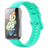 Nezih Case Huawei Band 7 Uyumlu Renkli Şık Tasarım Jel Silikon Kordon - Turkuaz